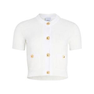 25 FW 파투 와플 니트 크롭 가디건 KN2418087007W TP442497954