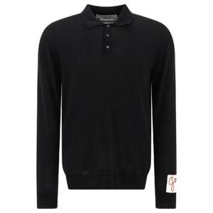 GOLDEN GOOSE GMP01353P00104190100 Wool long sleeved polo shirt