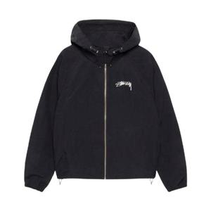 스투시 나일론 비치 쉘 자켓 블랙 115893