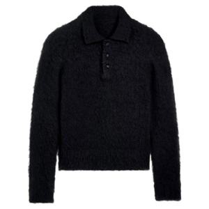 AMI Paris 브러시드 이펙트 폴로 탑 H24HPL347KN0056