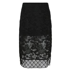 25 FW 31필립림 플로럴 레이스 미디 스커트 P25136173OLA TP442834505