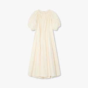 [지컷]볼륨 슬리브 벨티드 원피스 7255237114