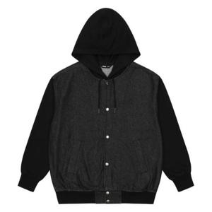 소이 HC12 블랙 데님 믹스점퍼 25f1101