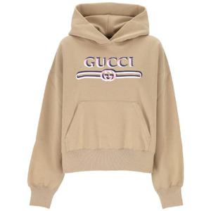 구찌   후드 티셔츠 SS25 787274XJG612397 5633354 LIGHT CAMELMC