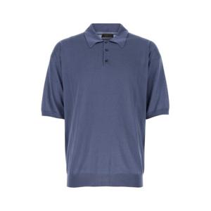 프라다 폴로 티셔츠 UMB588S2311U1P F0154 Blue