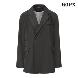 GGPX 캐주얼 오버핏 숄더 패드 자켓 (GPCJK016D)