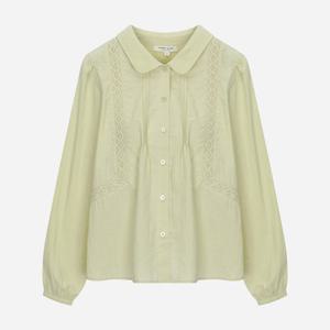 [써스데이아일랜드][여성]레이스패치 셔츠 블라우스(T256MBL140W)
