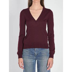 생로랑   니트 FW25 839793Y76HF6040 5834641 BORDEAUX