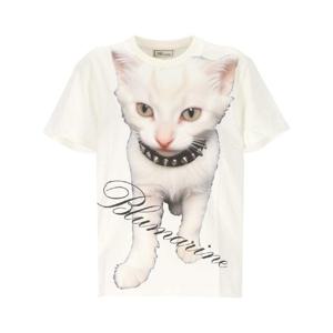 블루마린   반팔 티셔츠 FW25 A522T101AC1031 6255014 NATURAL WHNATURAL W