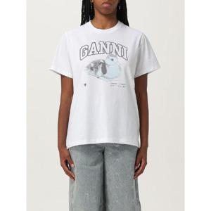 가니   반팔 티셔츠 FW25 T4290 151 5777778 White