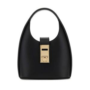 25 FW 페라가모 간치니 버클 로고 인그레이빙 미니 숄더 스트랩 호보백 213978764454