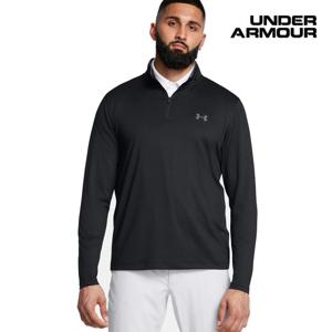 [언더아머(백)]남성 UA 매치 플레이 긴팔 반집업 티셔츠 1387127-001