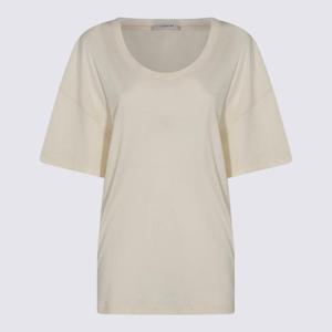 르메르   반팔 티셔츠 SS25 TO1146LJ1016WH048 5192737 LIGHT CREAM