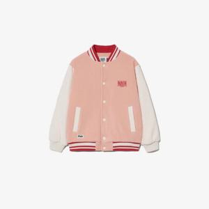 휠라키즈자켓 KQC FK2JKG4M01X-IPK 플리스 바시티 자켓