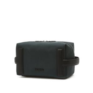 헤지스 골프 25FW 그린 남성 PU 믹스 파우치 HUGF5F602E2