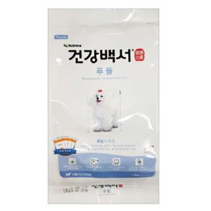 건강백서 푸들 1.2kg 건강백서 푸들 건식사료 강아지 사료 반려동물