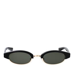 알렉산더맥퀸 오벌 렌즈 블랙 프레임 선글라스 AM0534S 001 48