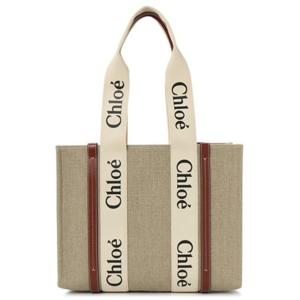 끌로에 여성 우디 미디움 토트백 브라운 CHC22AS383I26 90U