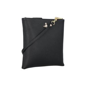 24SS 비비안웨스트우드 남성 스퀘어 크로스백(블랙골드) 4304007OU S000B N401