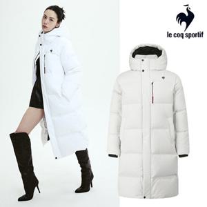 [르꼬끄] 남녀공용 레귤러핏 벤쳐 구스 롱다운자켓 QQ423EDJN2_WGR