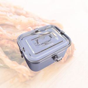 키친플라워 사각 스텐 김치통_소사이즈 3L 김치통 반찬통 밀폐용기 보관용기 푸드컨테이너