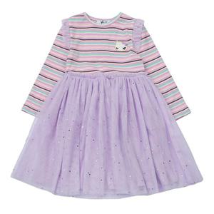 [프렌치캣(백)]VL ST 샤 배색  원피스 Q54DDO210