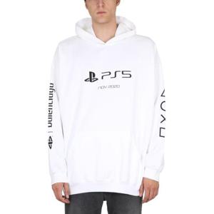 발렌시아가 후드 티셔츠 651799 TKVF49040 WHITE