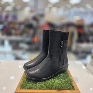 허시파피 세이브존04 여성컴포트세미캐주얼세미하프빈티지지퍼하프부츠A 3FGTYSAFQ611