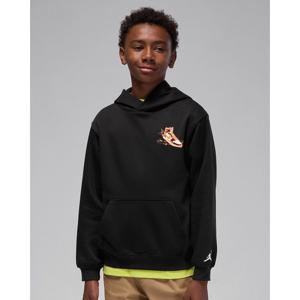 조던 FLC 슈즈 그래픽 후디 블랙 8-15세 N254SW381P