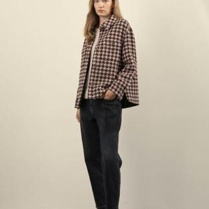 올리비아로렌 H 체크아우터형 셔츠 VVBNL4W9271