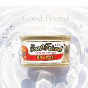 굿프랜드 고양이캔 참치n닭고기 85g 24개입 캣캔 고양이캔 영양