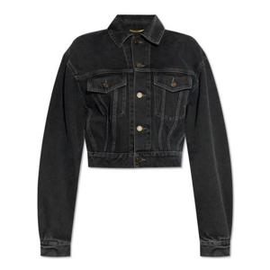 라프리마 생로랑 80S 숏 데님 자캣 780231 Y07TE 3962