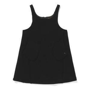 [빈]블랙 져지 점퍼 스커트BZ64ZS01BK