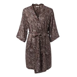 [바바라(언더웨어)]수입소재 번아웃 투톤자수 프린트 7부기장 로브가운 AGW4613R