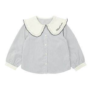 [티파니(정상)]BK S/T 배색카라 BL(T34KAB020)