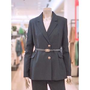 미니멈 세이브존03 미니멈 투버튼 벨티드 자켓 ATMZCGWJ8990A