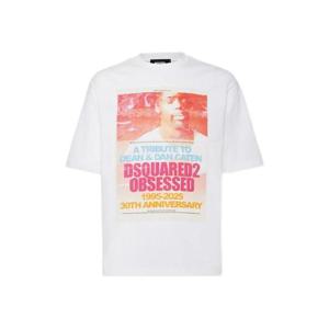 25 FW 디스퀘어드2 그래픽 프린트 티셔츠 S71GD1587100 TP443805874