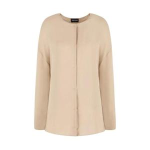 25 FW 조르지오아르마니 버튼 프런트 긴소매 셔츠 GW000792TE14025 TP443547883