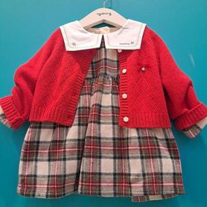 아가방 CB01 제리 체크 원피스(가디건) 01S724054