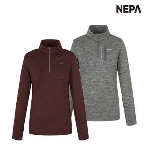 [네파] 여성 가을 까르비코 긴팔 집업 티셔츠 7J65404