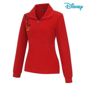 디즈니골프 세이브존07 여성 기모 반집업티 DO3LTS010