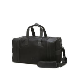 헤지스 골프 25FW 블랙 남성 PU 믹스 보스턴백 HUGF5F601BK