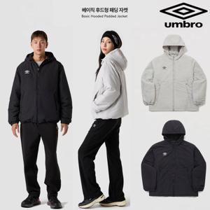 엄브로 베이직 후드형 패딩 자켓 UQ421SPJO1 2종
