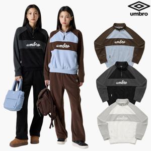 [엄브로] 우먼스 플러피 스탠넥 하프집업 맨투맨 UQ422CFSN1