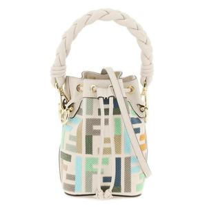 펜디 23FW 몬트레조 로고 미니 버킷백 연베이지 8BS010 ANXC F1LG6