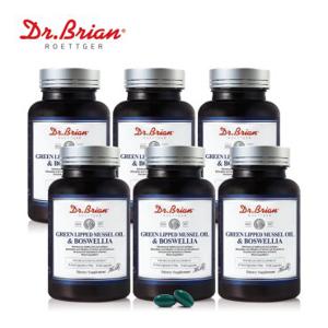 [6통] 닥터브라이언 초록입홍합오일 앤 보스웰리아 (총6개월분)