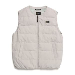 내셔널지오그래픽 N234UDV910 헤론 U넥 경량 다운 베스트 BEIGE