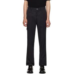 25 FW 버버리 남성 블랙 테일러링 슬랙스 232376M188000