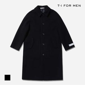 [T.I FORMEN] TUNED 캐시미어 블렌드 트윌 조직 핸드메이드 발마칸 코트 익스텐드_M238MCT712M