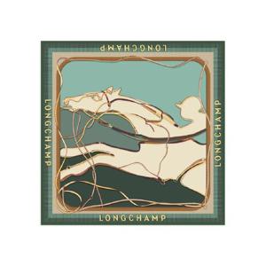 25 FW 롱샴 어 투트 얼루어 프린트 실크 스카프 50664GSOM16 TP438406720